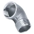 Отвод (уголок) DN.ru ВР-НР-316 1/2″ Ду15 Ру16 угол 90°, корпус - нержавеющая сталь 316, присоединение - внутренняя / наружная резьба